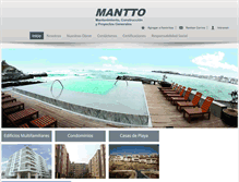 Tablet Screenshot of mantto.com.pe